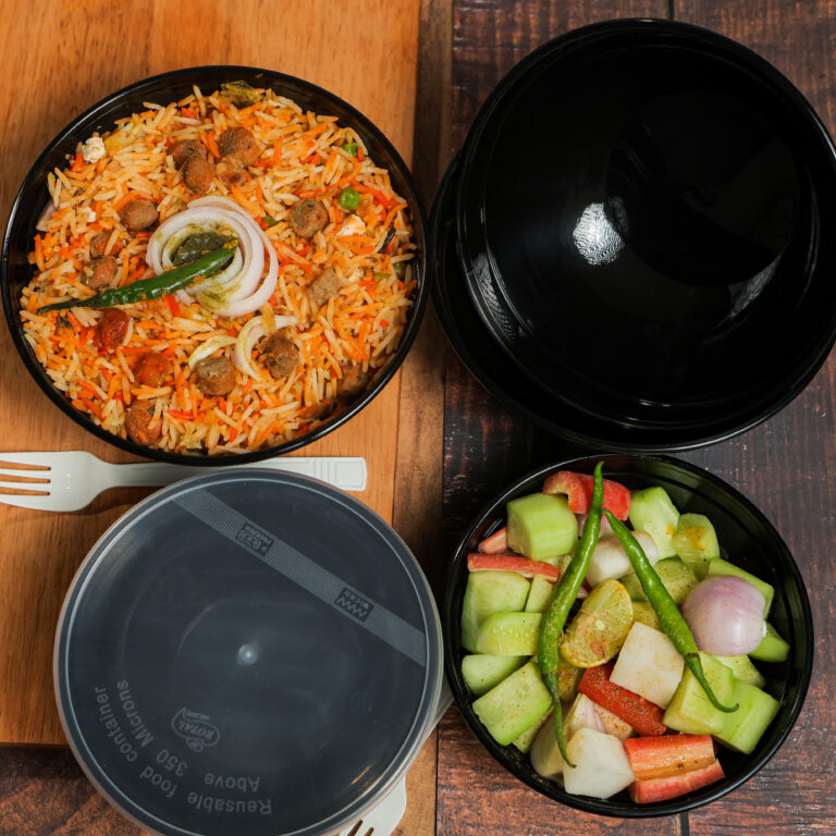 half round container